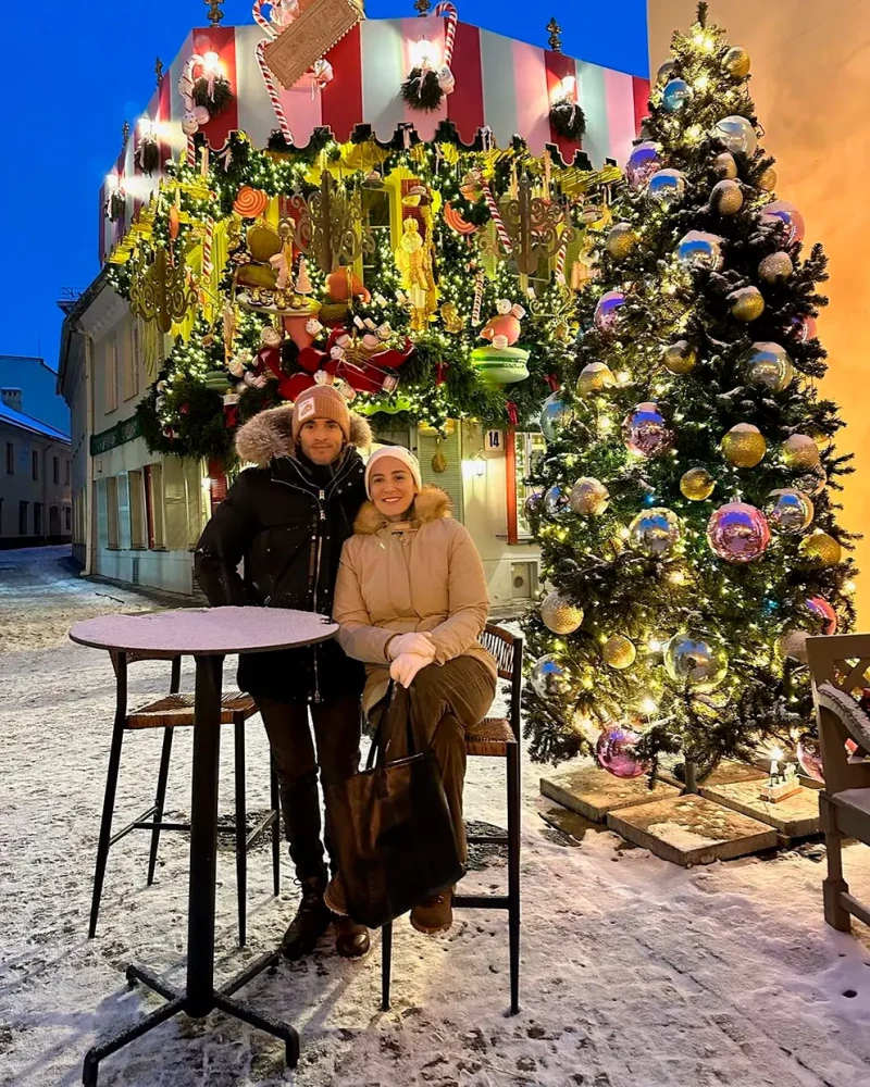 Íñigo Onieva y Tamara Falcó en Vilnius, Lituania