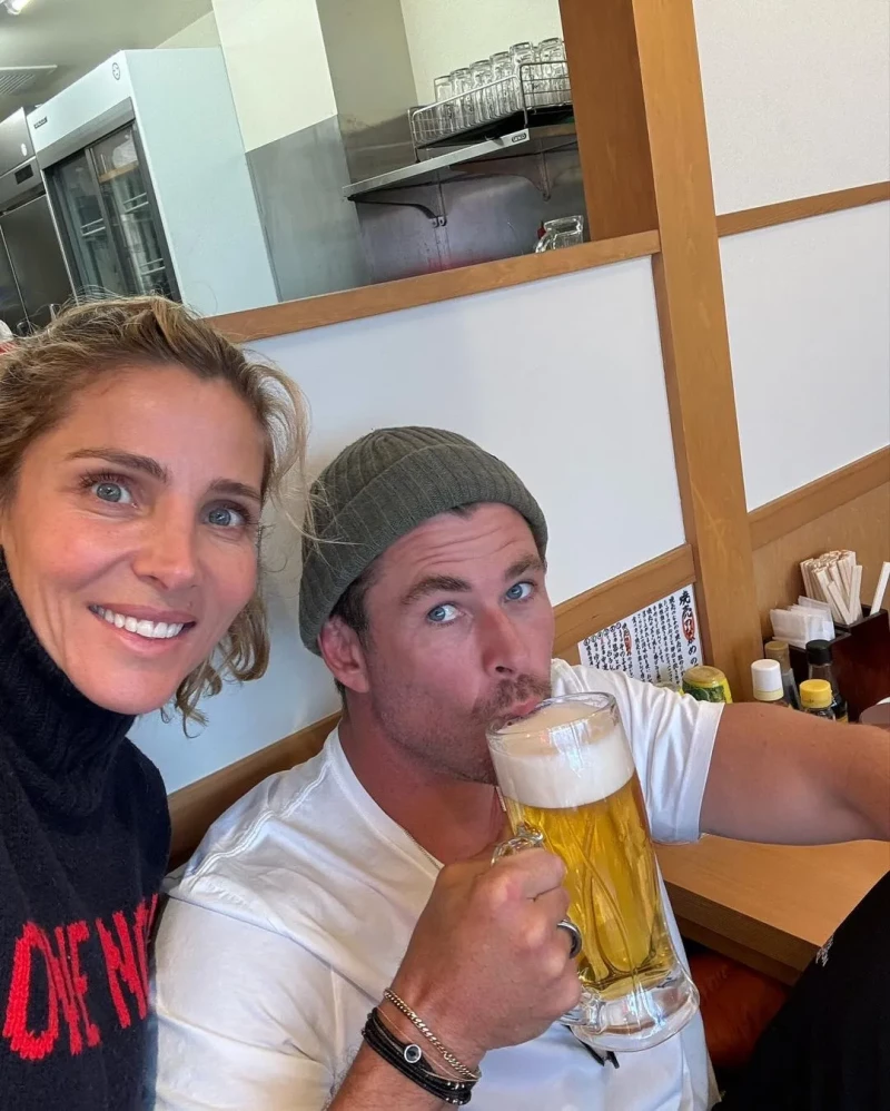 elsa pataky chris hemsworth viaje japon