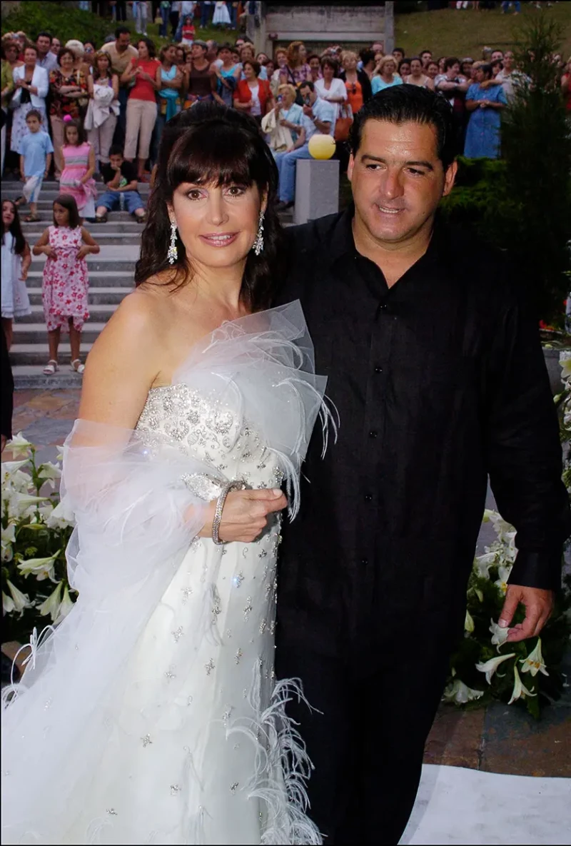 Carmen Martínez Bordiú con su tercer marido, el cántabro José Campos.
