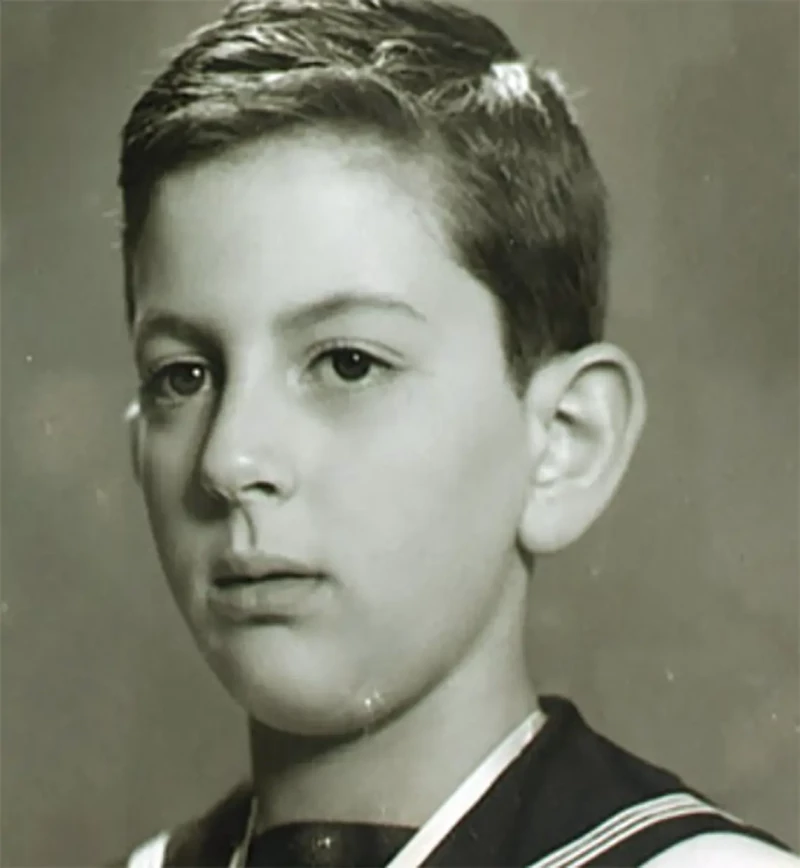 Carlos Sobera de niño.