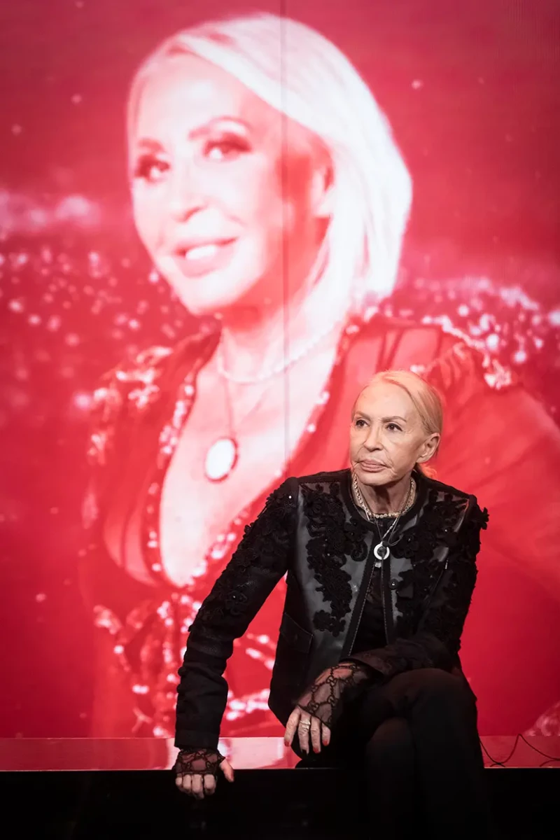Laura Bozzo en un plató de televisión.