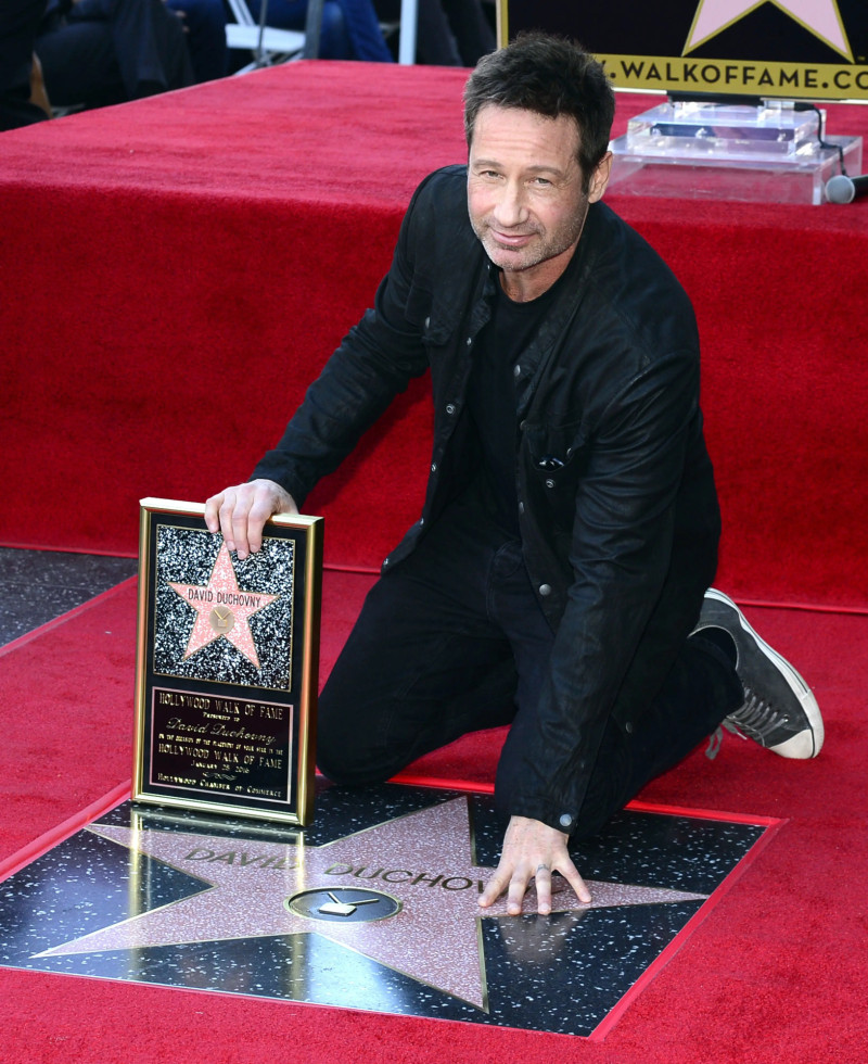 David Duchovny estrella de Hollywood.