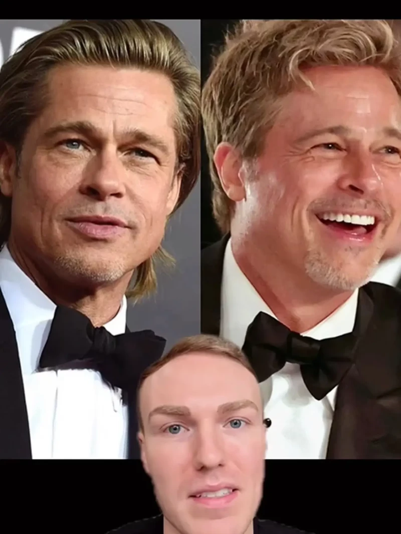 El cirujano ha comparado varias fotos de Brad Pitt.