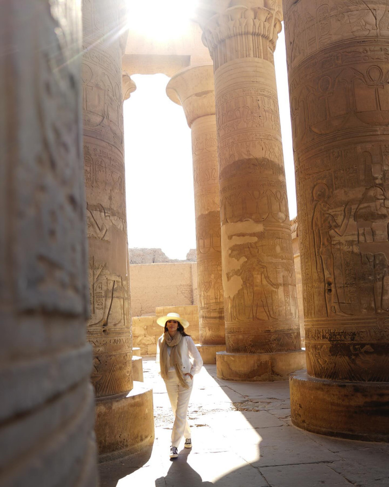 templo kom ombo foto de lejos