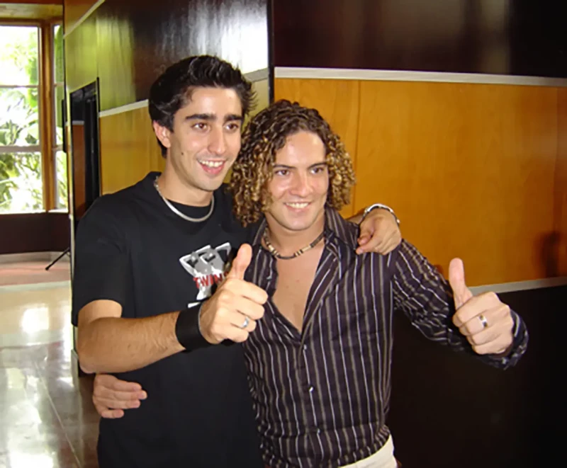 Álex Ubago y David Bisbal.