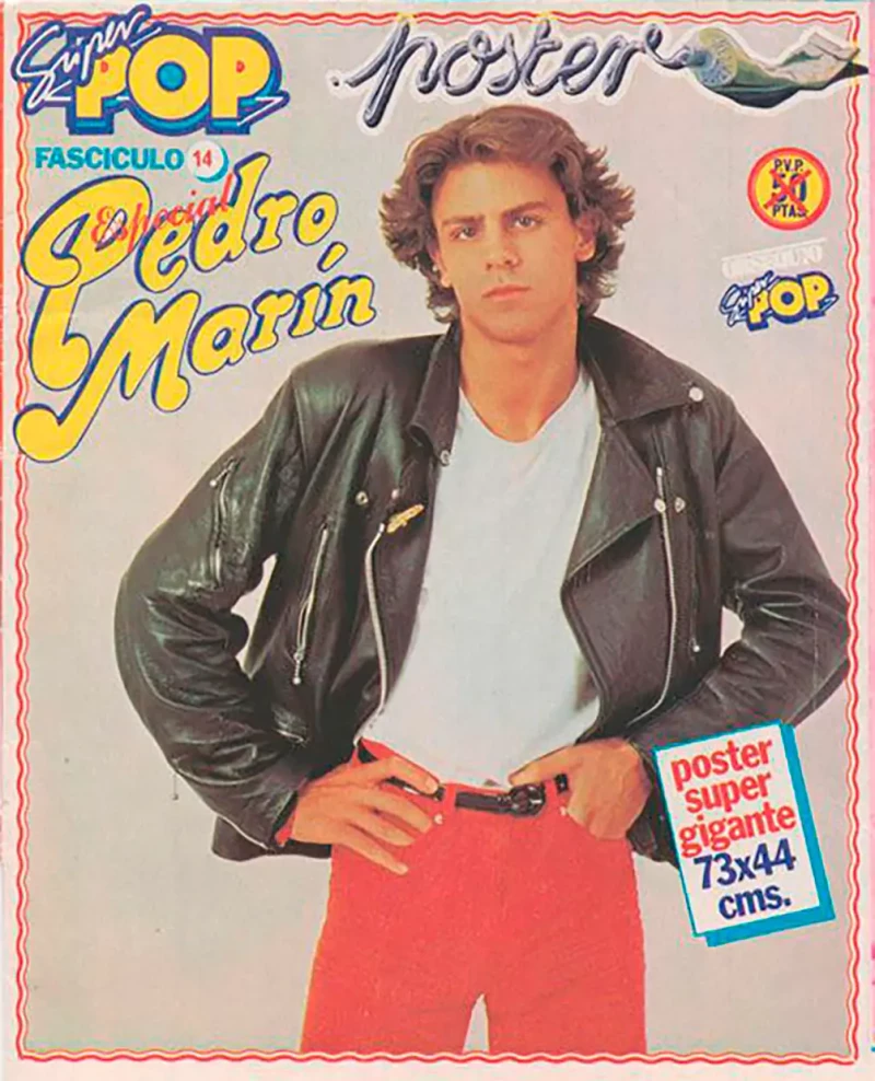 Pedro Marín en la revista 'Super Pop'.