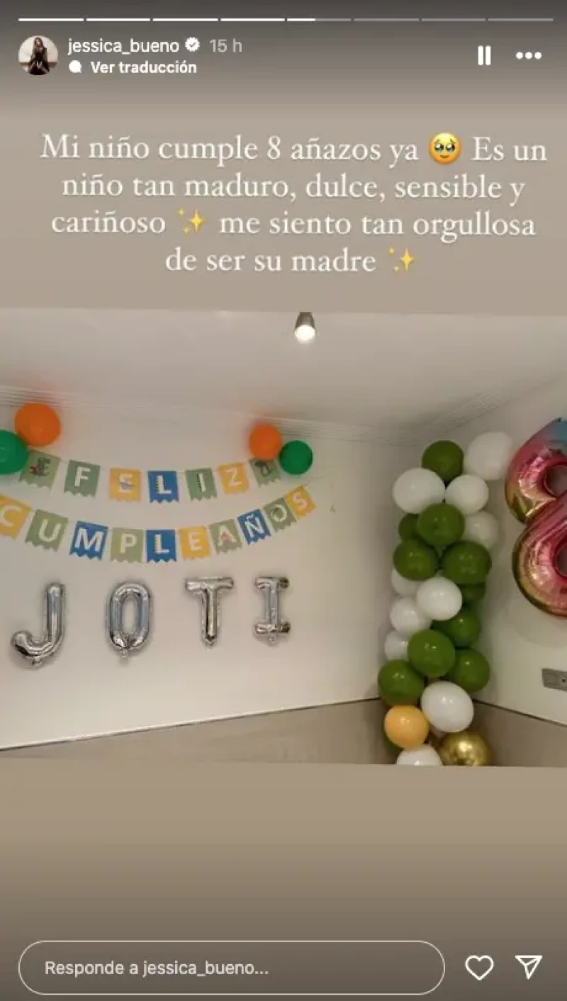 FELICITACION JESSICA A SU HIJO