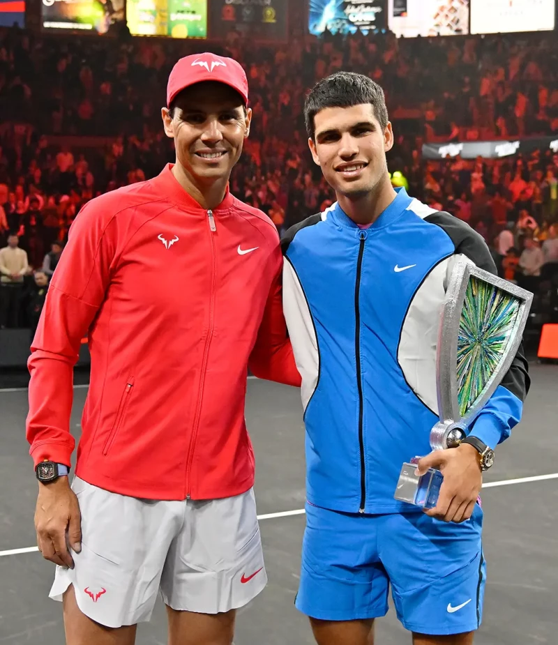 Rafa Nadal y Carlos Alcaraz