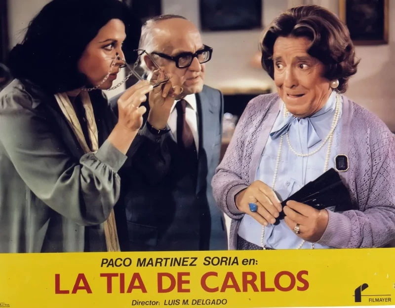 Cartel de la Película "La Tía de Carlos"