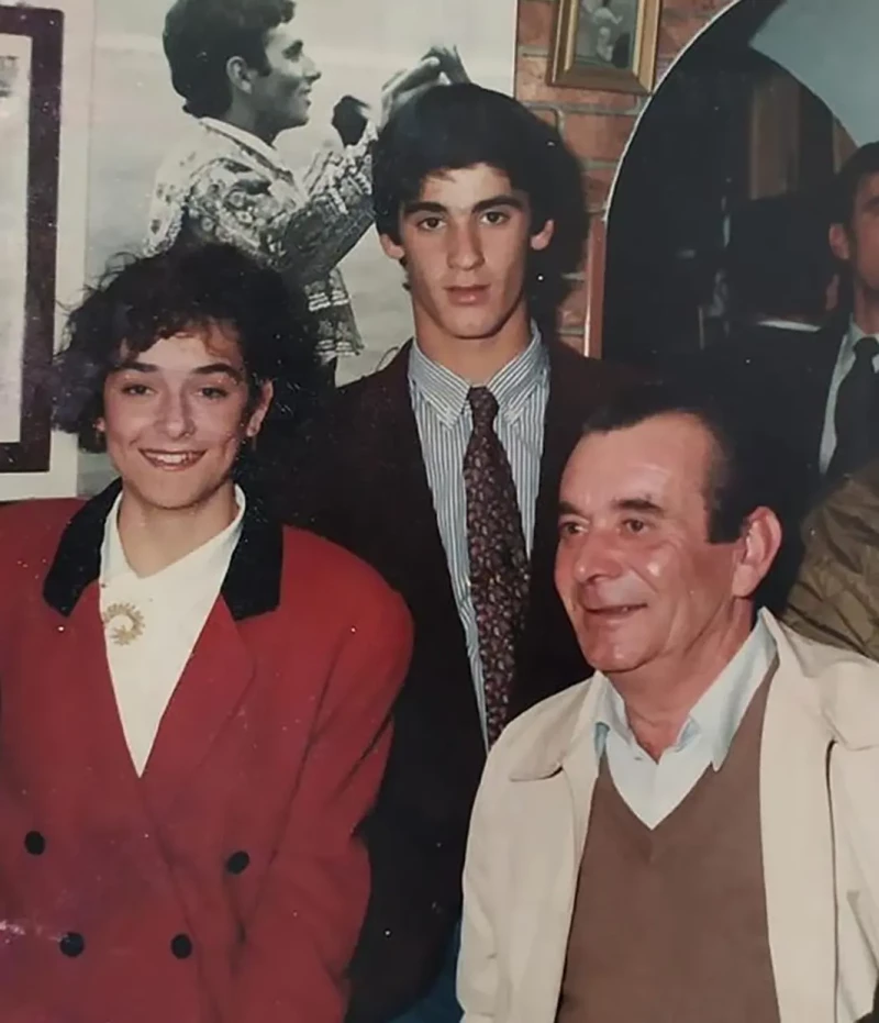 Jesulín, amigo desde su adolescencia. Ella y Jesulín, que se conocieron cuando tenían 14 años.