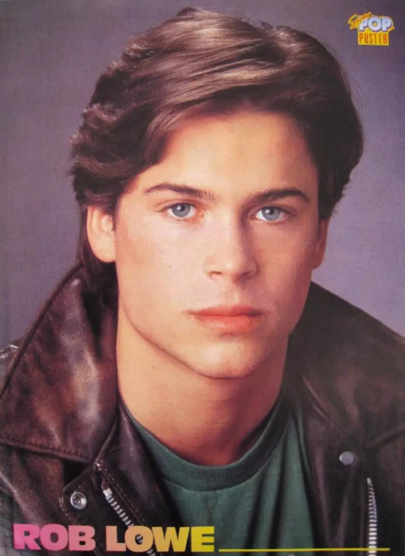 Rob Lowe en un poster de la revista 'SuperPop'.