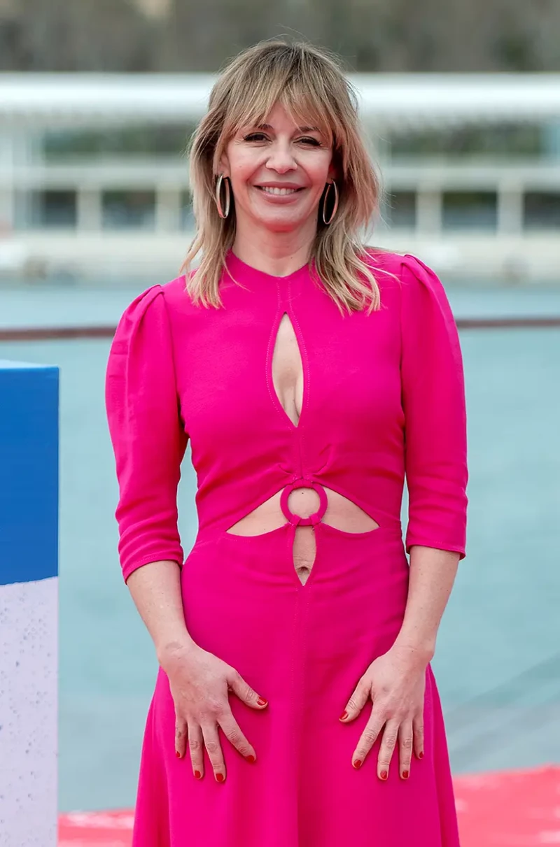 María Adánez posando en el Fetival de Málaga.