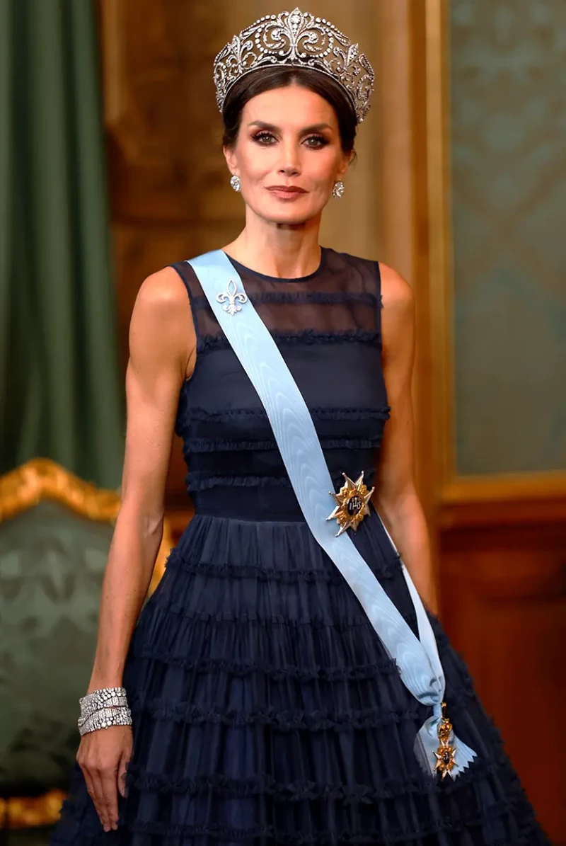 Letizia vestido reciclado.