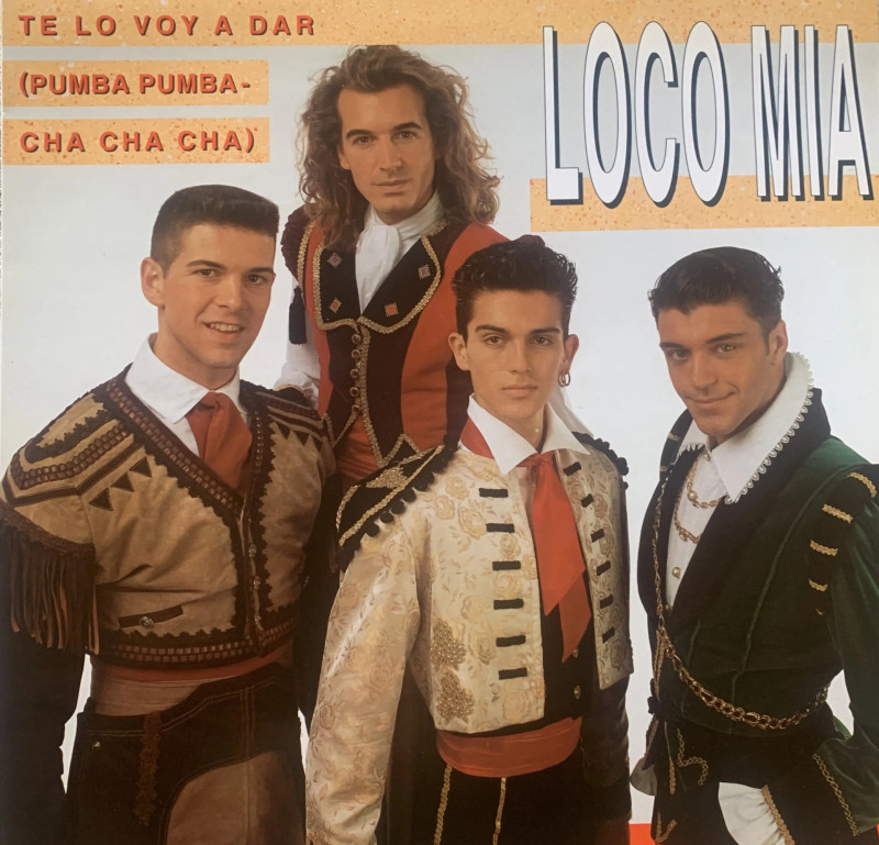Pablo Robledo, Frank Romero, Luis Font y Antonio Albella una de las tantas formaciones de Locomía