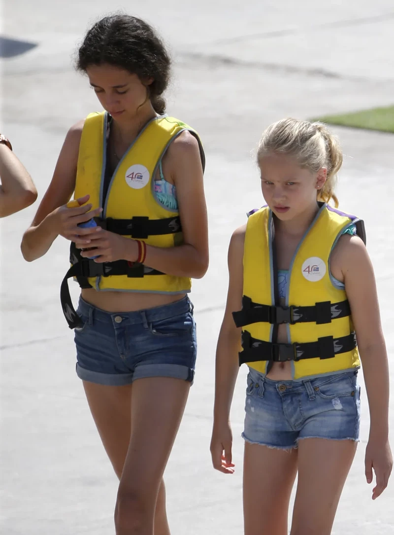 Victoria Federica e Irene Urdangarin, de pequeñas