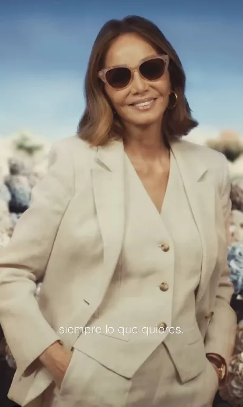 Isabel Preysler como modelo para Mo de Multiopticas.