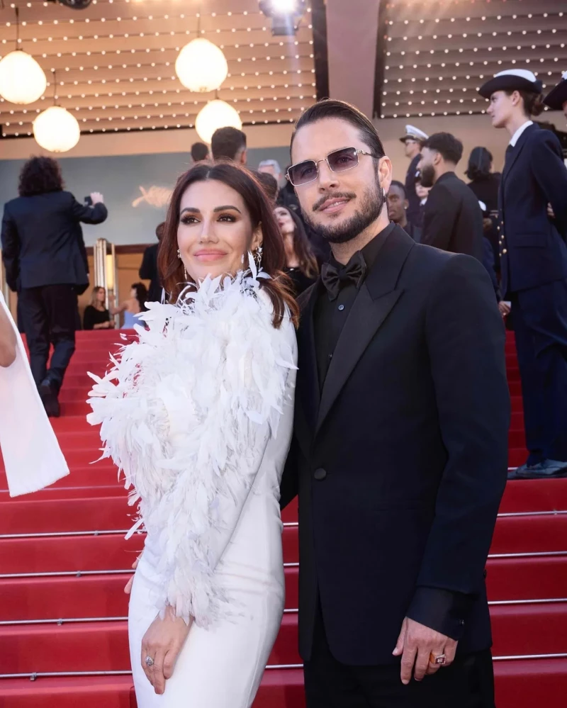 Manuel Carrasco y Almudena Navalón en Cannes