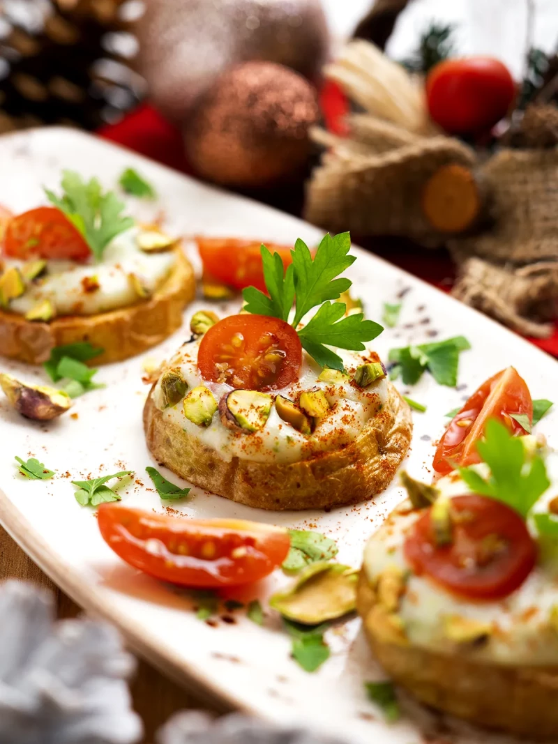 Bocaditos de patata con brandada de bacalao