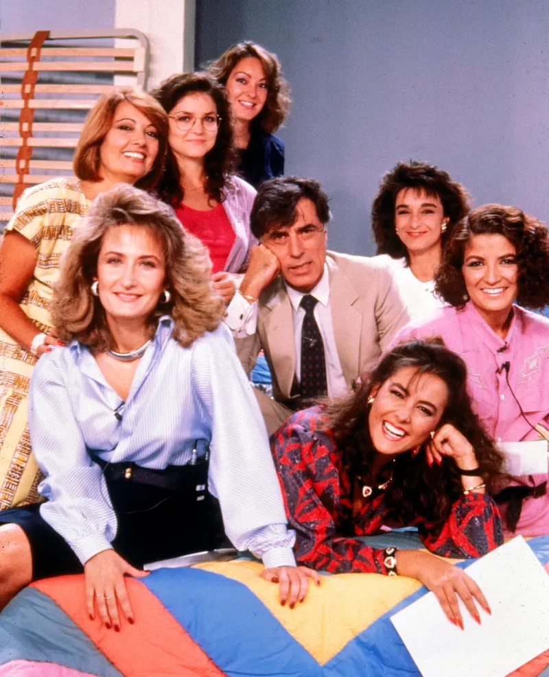 Jesús Hermida y sus chicas.