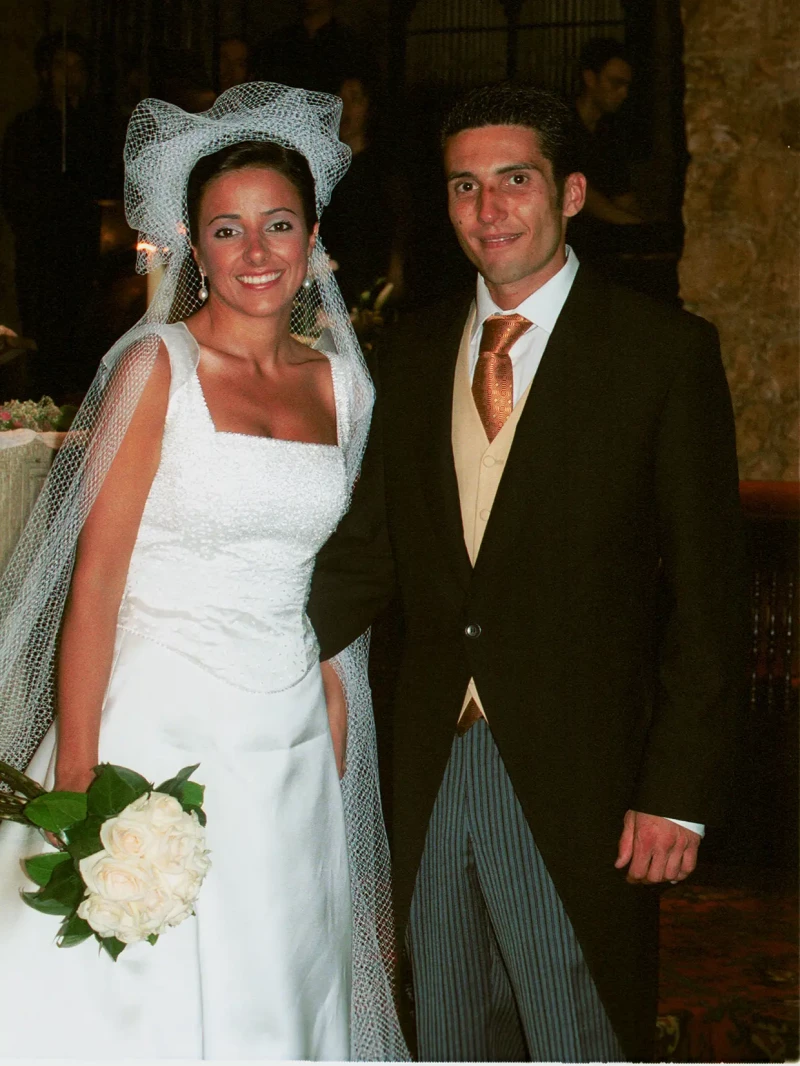 Carmen Alcayde el día de su boda