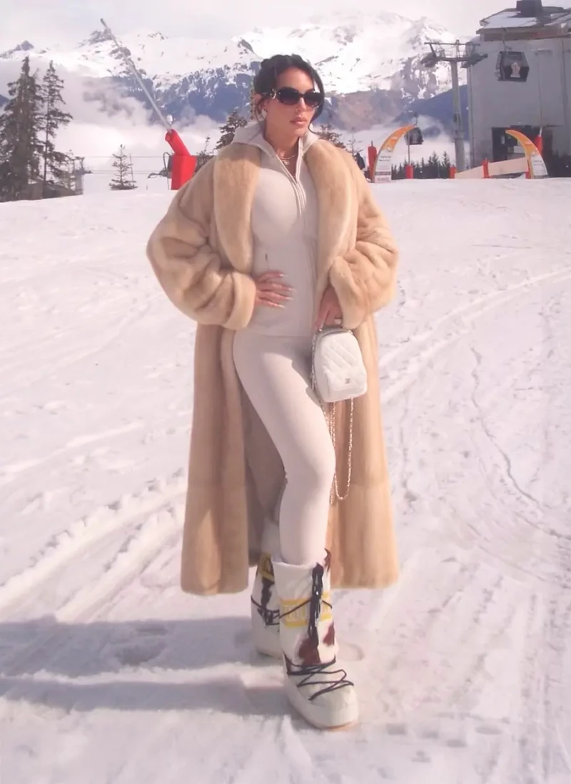 Georgina en Los Alpes.