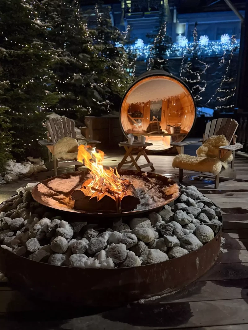 Habitaciones de la casa de los Alpes suizos donde Georgina Rodríguez se alojó con sus hijos
