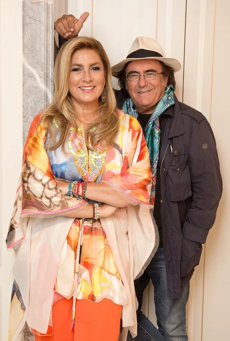 Romina Power y Al Bano reunidos