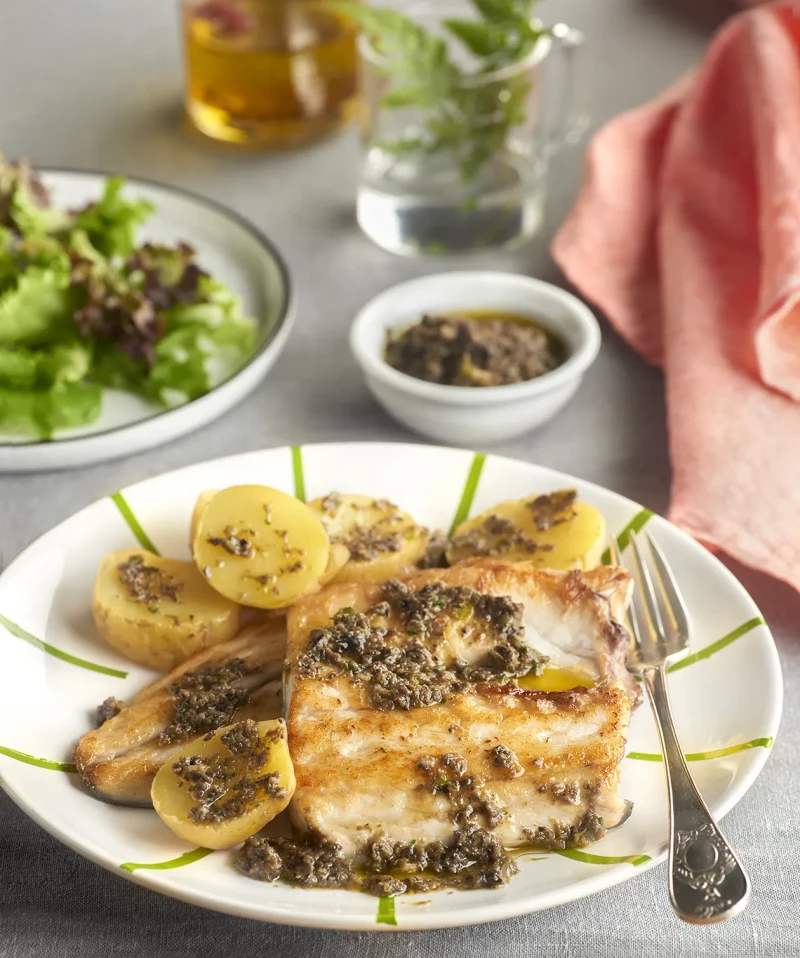 Lubina con gremolata