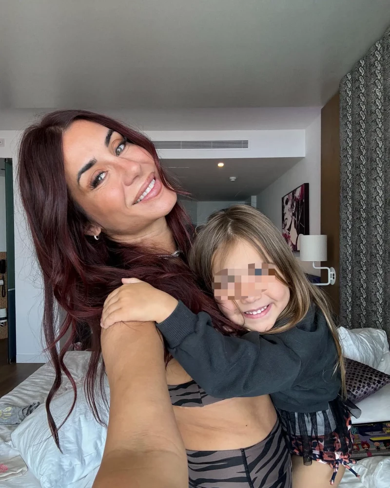Elena tablada y su hija menor