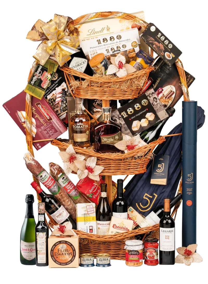 Cesta de Navidad que sortea la revista Pronto valorada en 1000€