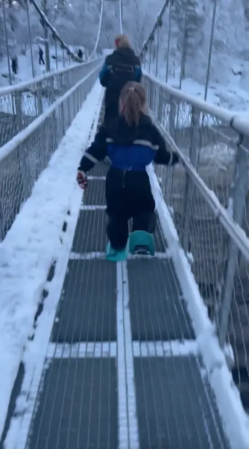 Toñi Moreno viaje a Laponia con su hija