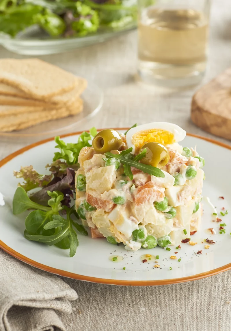 Ensaladilla rusa casera resultado