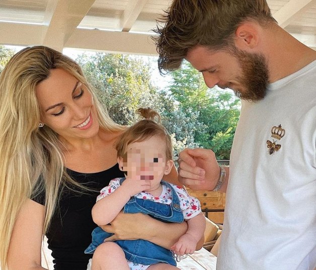 Edurne, David De Gea y Yanay forman una preciosa familia.