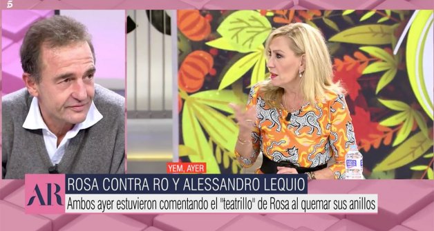 Alessandro Lequio no se ha callado nada sobre Rosa Benito.