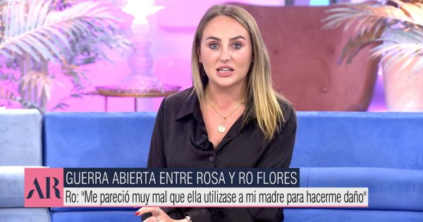 Rocío Flores ha zanjado su guerra con Rosa Benito en 'El programa de Ana Rosa'.