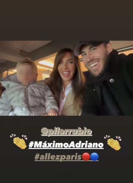 Sergio Ramos ha compartido un vídeo adorable junto a Pilar Rubio y Máximo Adriano (@sergioramos).