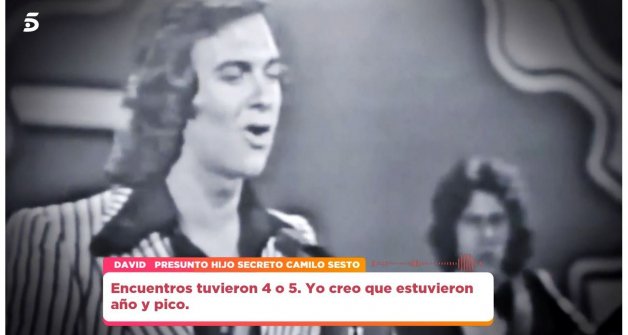 David, el supuesto hijo secreto de Camilo Sesto, reveló la relación de su madre con el cantante.