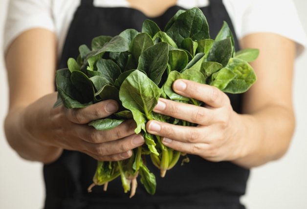 Muchas verduras de hoja verde acaban su temporada en mayo y no vuelven hasta septiembre