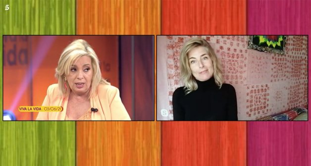 'Sálvame' le pone a Gabriela imágenes de Carmen Borrego y Terelu hablando de ella