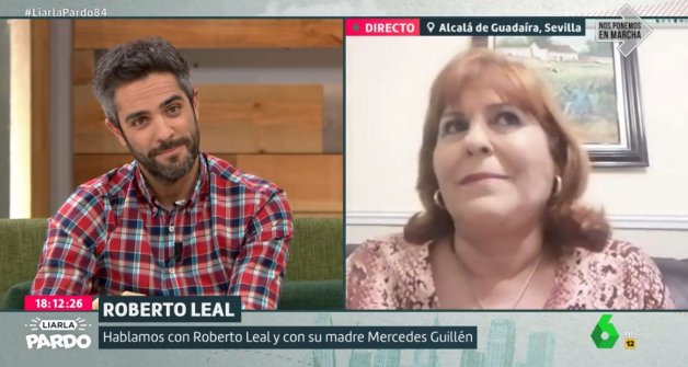 Roberto Leal ante la llamada sorpresa de su madre a 'Liarla Pardo'.