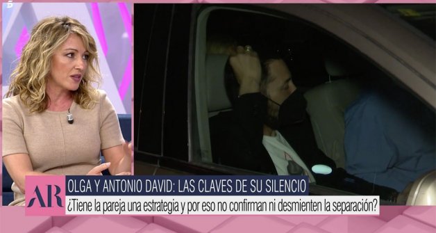 Sandra Aladro ha hablado de la situación de Antonio David.