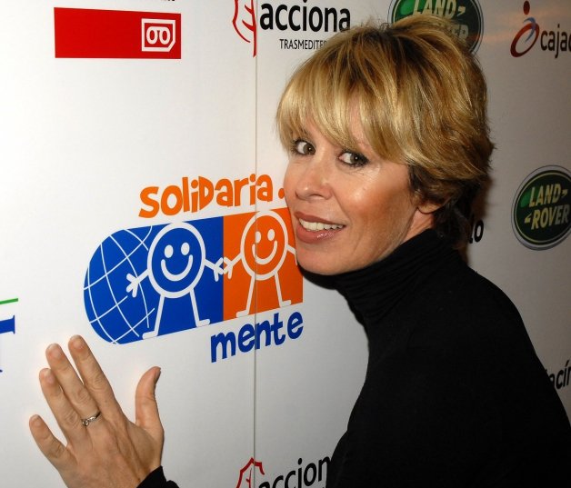 Miriam Díaz Aroca, en un evento solidario.