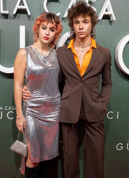 Con su novio, Mitch Martín.