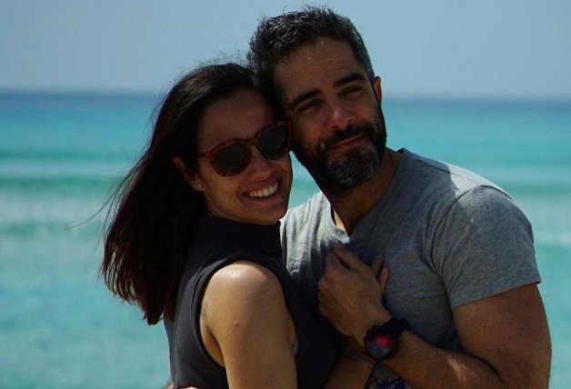Sara y Roberto en Formentera durante sus vacaciones de Semana Santa.