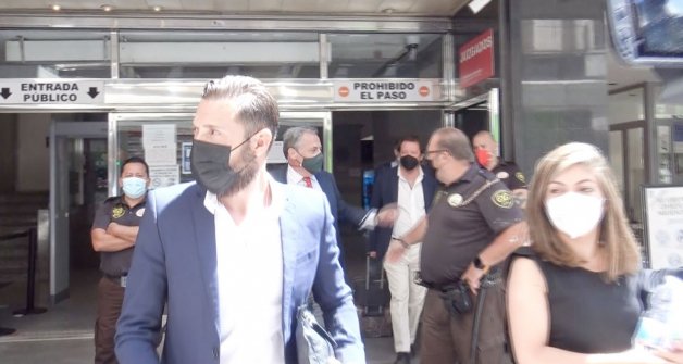 Antonio David saliendo de los tribunales. Fuente: EuropaPress.