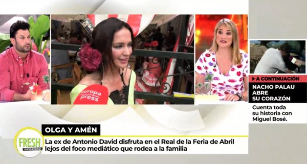 Alba Carrillo, hoy, en Ya es Mediodía (Telecinco).