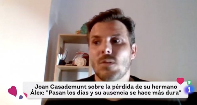 Joan Casademunt en su primera entrevista tras perder a su hermano