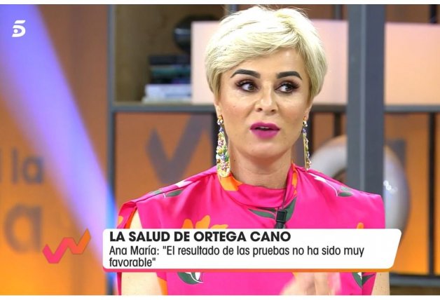 Ana María Aldón explicó ayer que Ortega Cano tendrá que someterse a una operación.