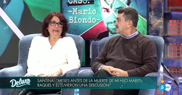 Los padres de Mario Biondo han declarado que sospechan de Raquel Sánchez Silva.