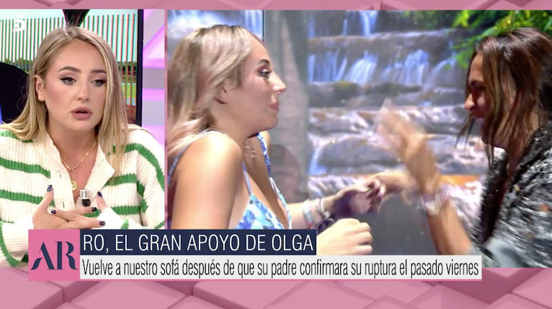 Rocío Flores reafirma su vínculo con Olga.